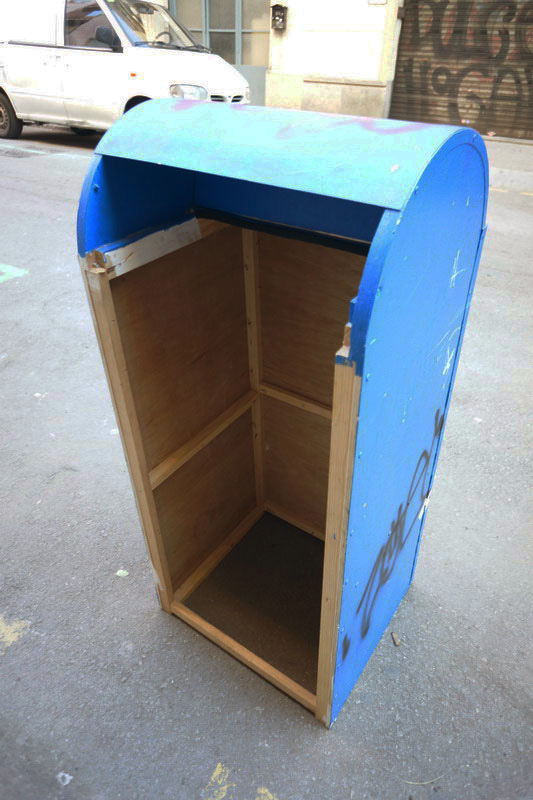 buzon correos replica america parte post.abierta madera (35eu.) 1u